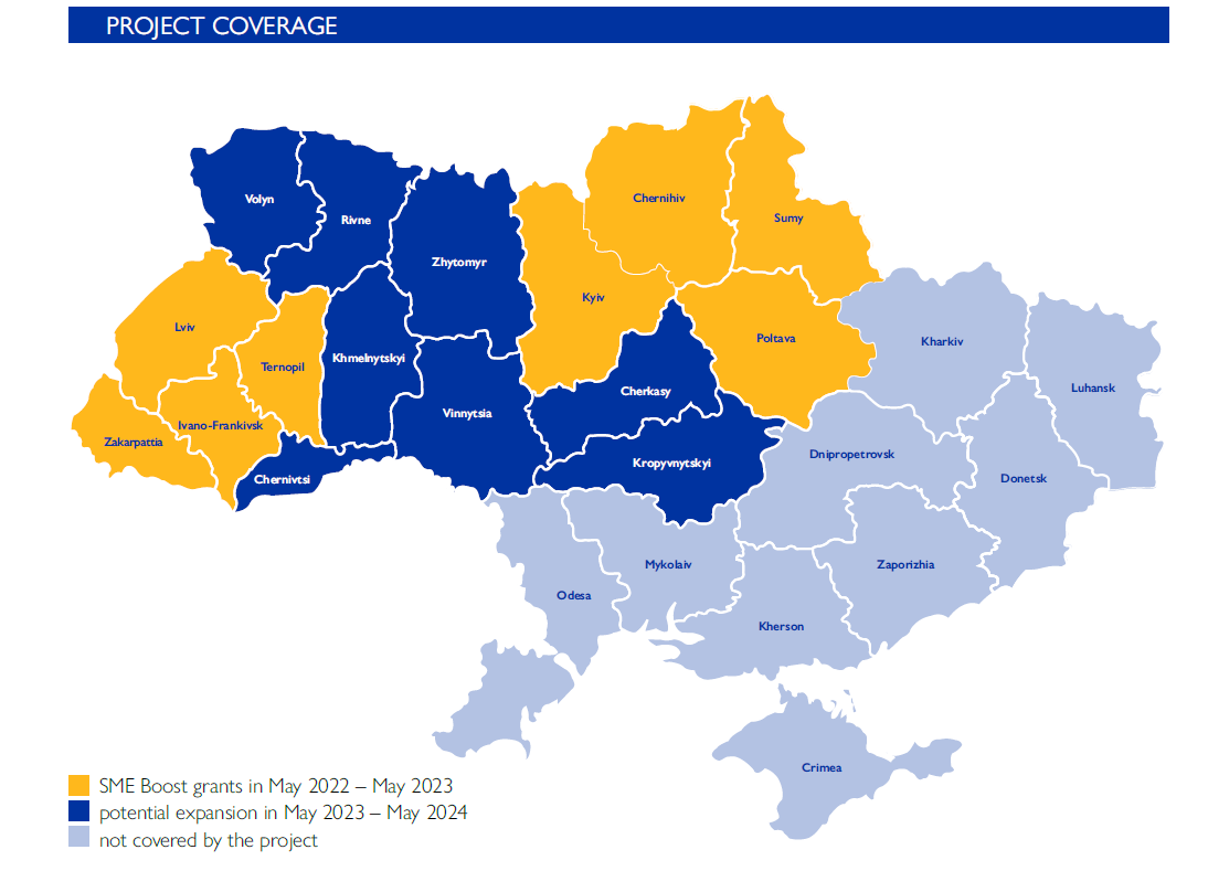 project coverage map
