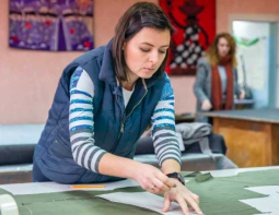 “Velna” sewing workshop in Ukrainsk, Donetsk Region
